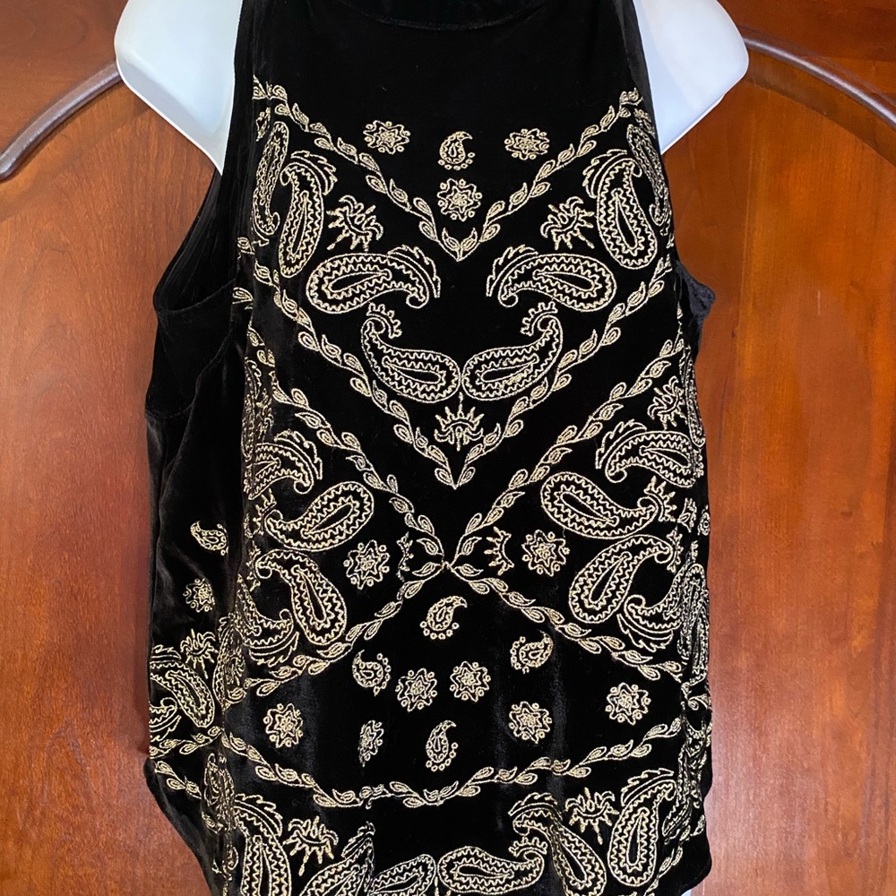 (HOST PICK) VINTAGE BOSTON PROPER VELVET TOP (EUC)